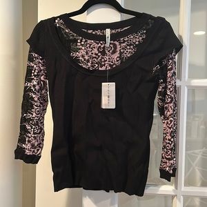 Tesori Long-Sleeve Dressy Top